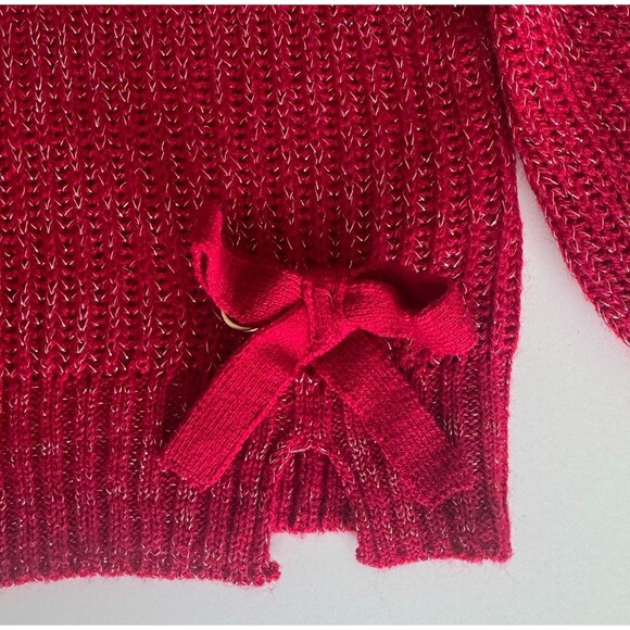 Epic Threads Sweater Girls 3T NEW Cherry Red Back to School Photoshoot Holiday - Picture 3 of 9